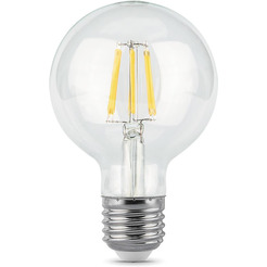Лампа Gauss LED Filament G95 6W E27 2700K 105802106