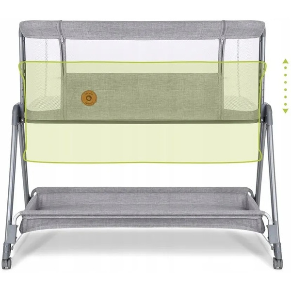 Детская кроватка Lionelo Luna (Grey Concrete)