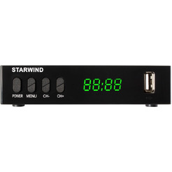 Ресивер DVB-T2 Starwind CT-220 (черный)
