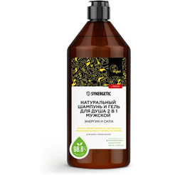 Шампунь Synergetic 2 в 1 Энергия и сила 400 мл