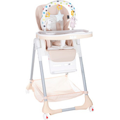 Стульчик для кормления MARTIN NOIR Nula Lux Beige Marble