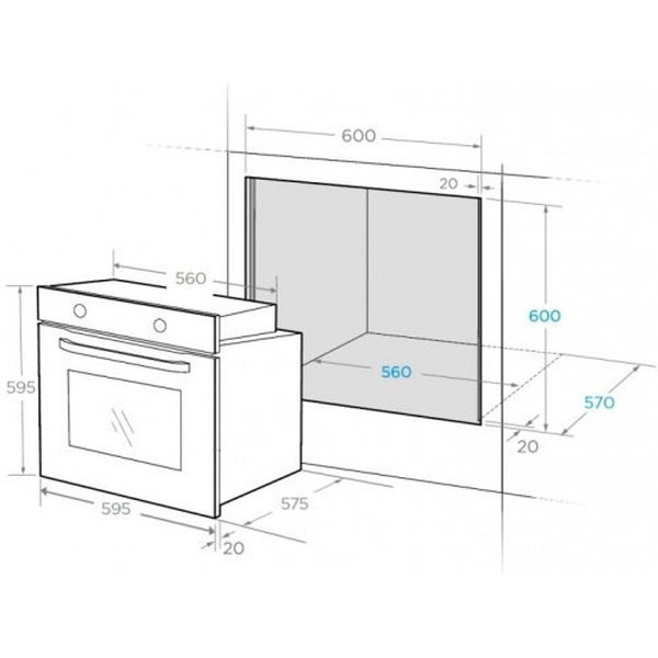 Духовой шкаф MIDEA MO781E4CX