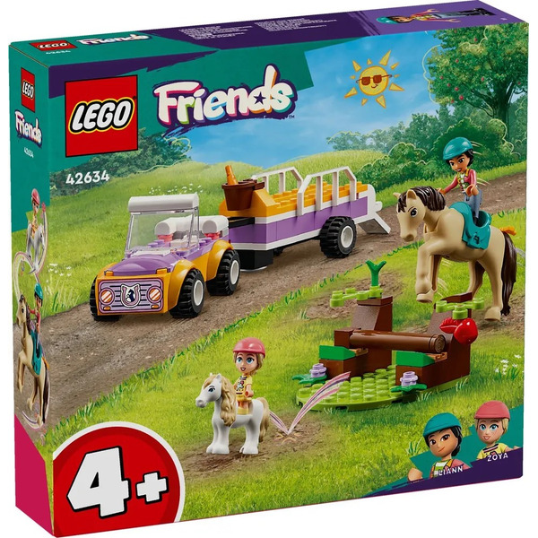Конструктор LEGO Friends 42634 Трейлер с лошадьми и пони