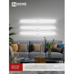 Светильник светодиодный IN HOME ESTETIKA ART-80C-40WH (4690612057903)