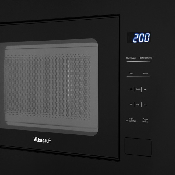 Встраиваемая микроволновая печь Weissgauff HMT-206 Compact