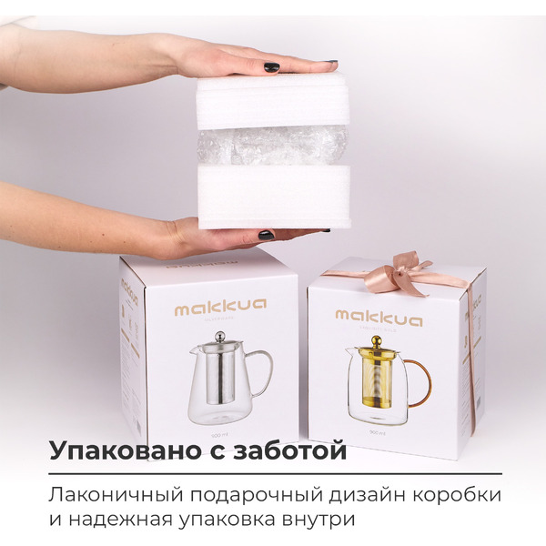 Заварочный чайник Makkua Silverware TSS900