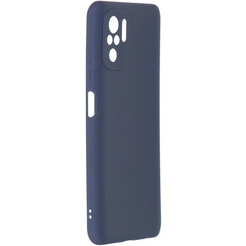 Накладка Case Matte Lux для Xiaomi Redmi Note 10 (4G) / Redmi Note 10S (синий)