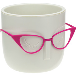 Кашпо IDEA Мари М 3075 (белая глина)