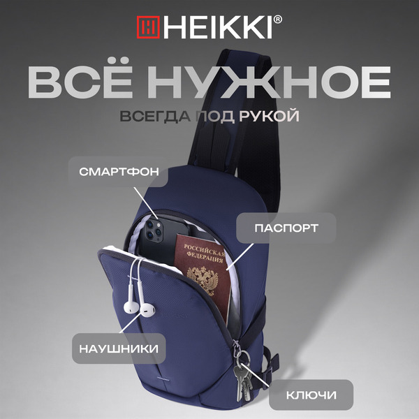 Рюкзак Heikki SPORTING 273904 (синий)