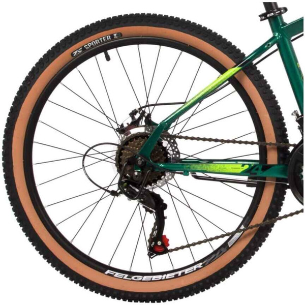 Велосипед Foxx Caiman 24 р.14 (24SHD.CAIMAN.14GN4) зеленый