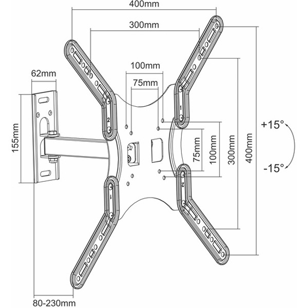 Кронштейн MASTERKRON PLA17-441