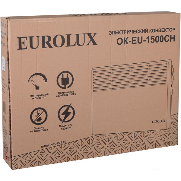 Конвектор EUROLUX ОК-EU-1500CH (67/4/32)