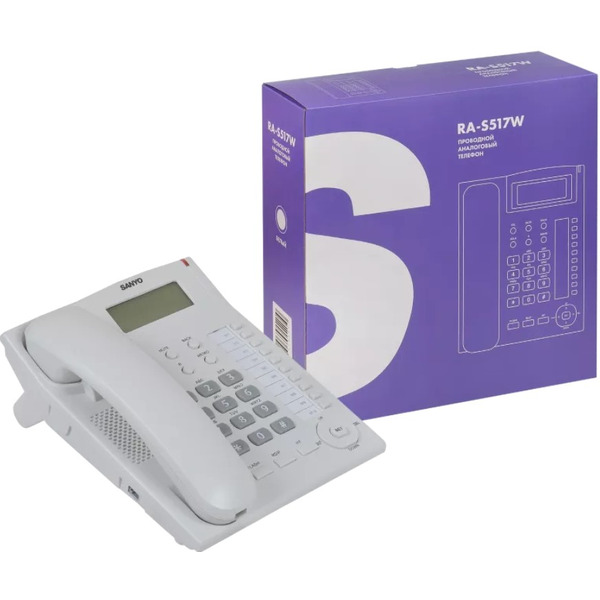 Телефон проводной Sanyo RA-S517W (белый)