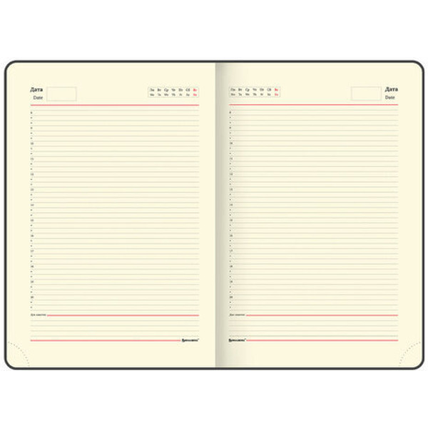 Ежедневник BRAUBERG недатированный Office 113285 (черный)