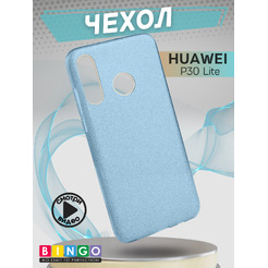 Чехол-накладка Bingo Shine для HUAWEI P30 Lite (голубой)