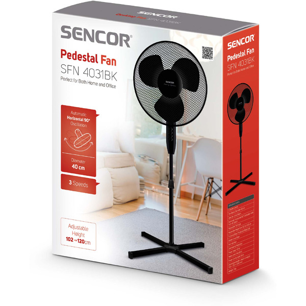 Вентилятор Sencor SFN 4031BK