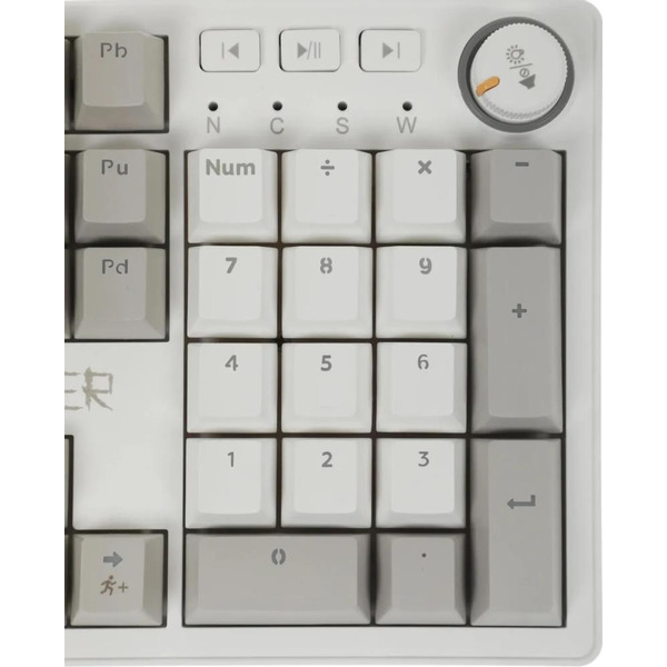 Клавиатура Defender Dasher GK-472 (белый/серый)