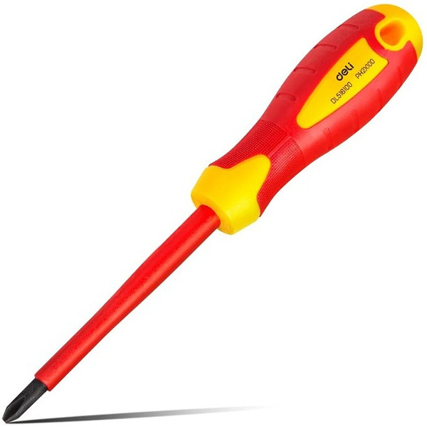 Отвертка диэлектрическая Deli EDL516100
