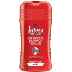 Шампунь-гель для душа Intesa Aloe and Mineral Complex 2в1, 250 мл