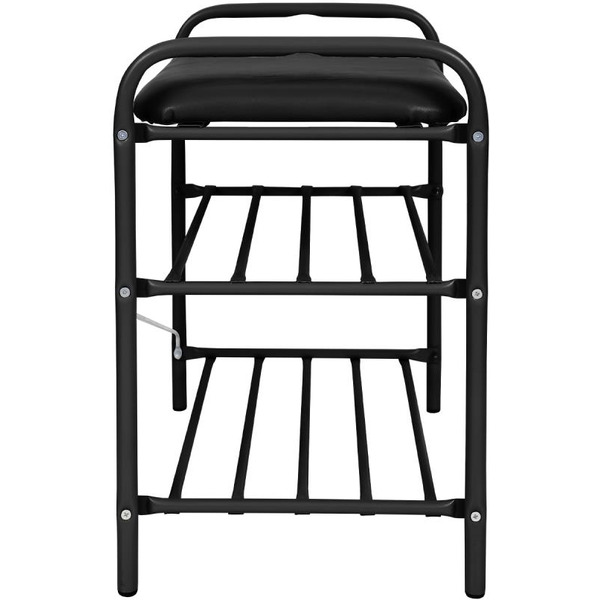 Банкетка NIKA Б1-1/Ч (черный матовый)