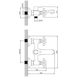 Смеситель Diadonna D84-330352J