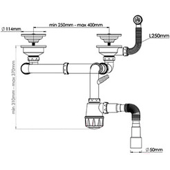 Сифон AV Engineering AVE129763