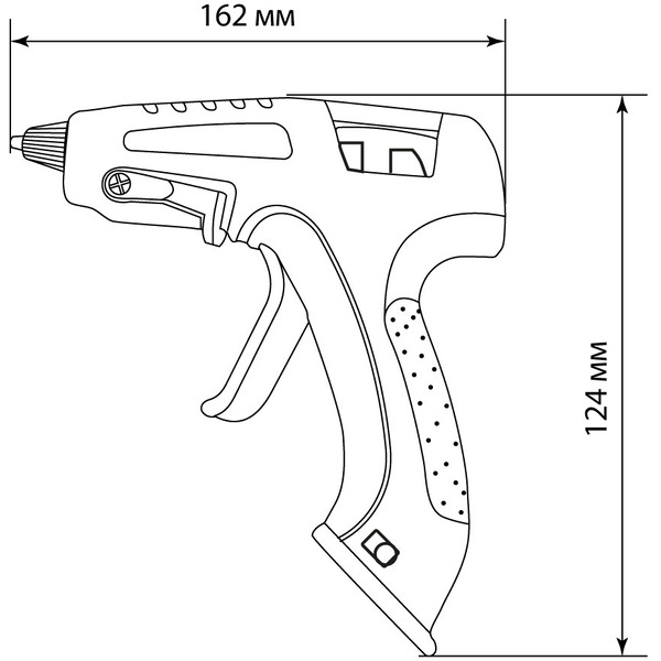 Клеевой пистолет аккумуляторный TDM Гранит КПА-15 SQ1024-0305