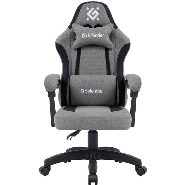 Игровое кресло Defender Lumen серый/черный (64027)