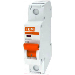 Выключатель автоматический TDM ВА 47-29 1Р 25А (В) 4.5кА SQ0206-0012
