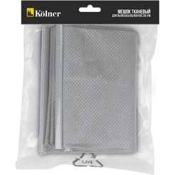 Мешок тканевый Kolner для пылесосов Kolner KVC 20L-FW (5 штук)