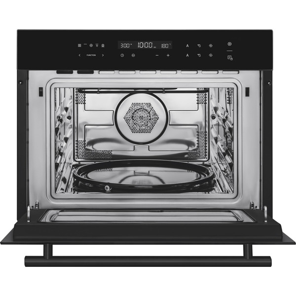 Встраиваемый компактный духовой шкаф Weissgauff OE 446 Black Edition