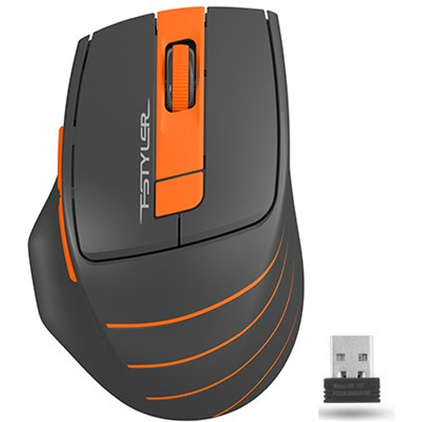 Мышь A4Tech Fstyler FG30 (черный/оранжевый)