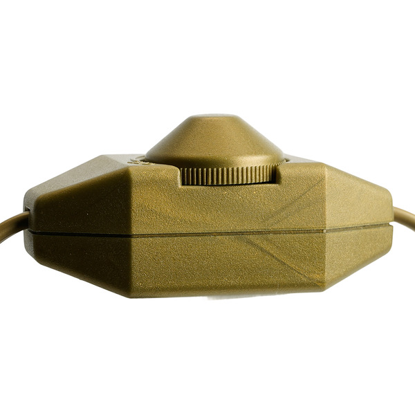 Сетевой шнур с диммером Feron DM103-200W 23057 (1,5+0,5м ,золото)