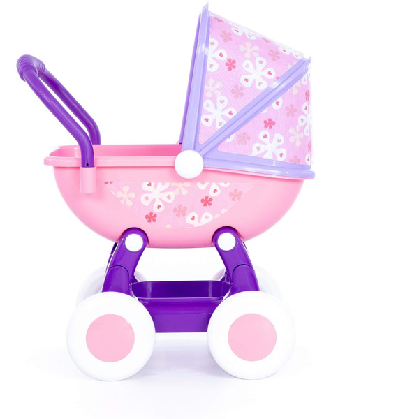 Коляска для кукол Полесье Arina №2 4-х колесная 48219 (фиолетовый/розовый)