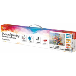 Картина стразами (алмазная мозаика) ОСТРОВ СОКРОВИЩ «Букет с гладиолусами» 663866