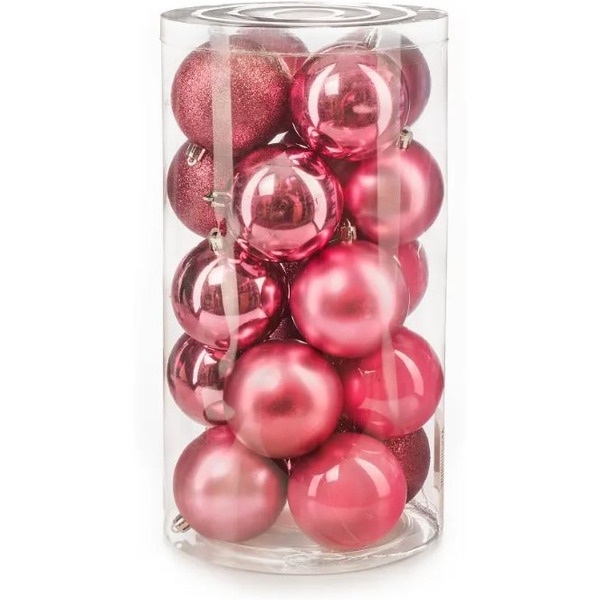 Набор новогодних шаров Ausini VT25-04007-8