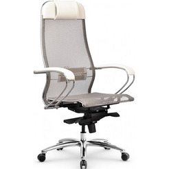 Кресло офисное МЕТТА Samurai S-1.04 молочный