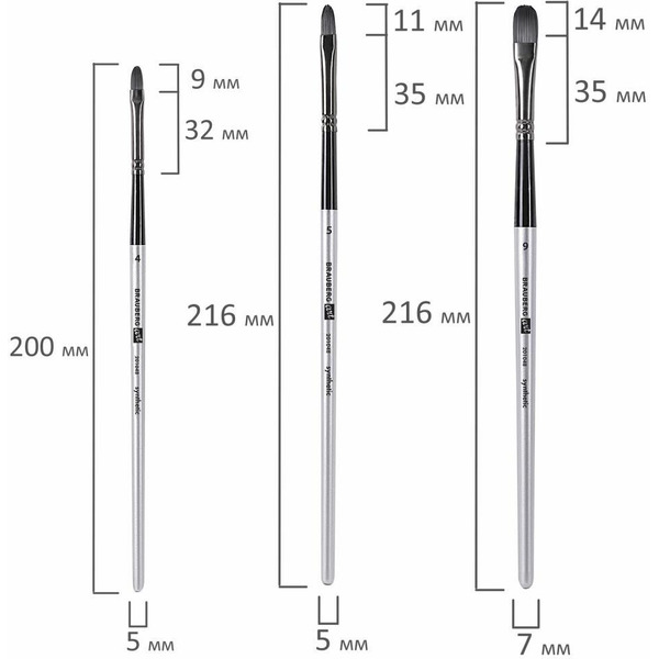 Набор кистей BRAUBERG ART DEBUT 201048 (23 шт+мастихин)