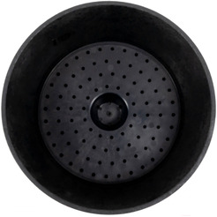 Вазон MultyHome Octavia EU5100289 (черный)
