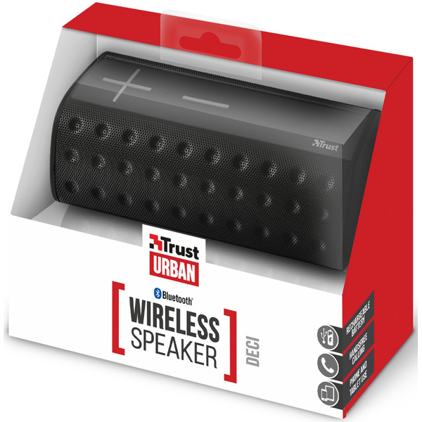 Беспроводная акустика TRUST Deci Wireless, черный
