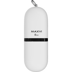 USB флеш Maxvi SF 8GB FD8GBUSB20C10SF (белый)