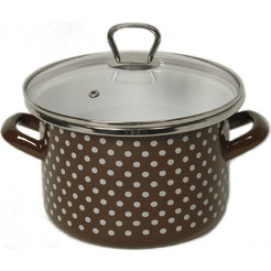 Кастрюля Сантэкс 1-2240111 (горох, коричневый)