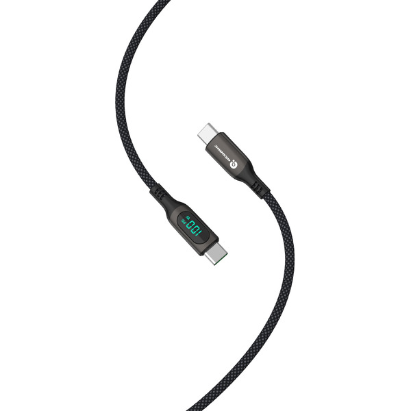 Кабель Atomic WOW100 USB-C-USB-C PD 100W 5A 30.391 (1.5м, черный)