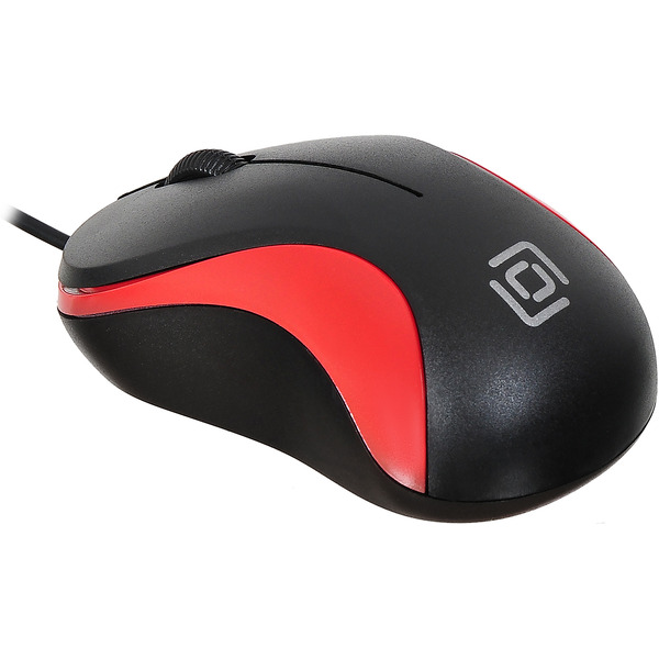 Мышь Oklick 115S (черный/красный)