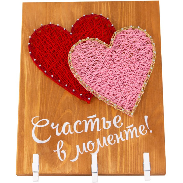 Набор для творчества Woody ЦвикАрт. Два сердца 07661