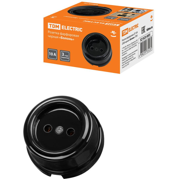 Розетка TDM Electric Болонь SQ1820-0005