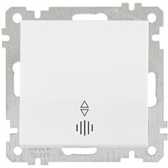 Переключатель на два направления с подсветкой Mutlusan 2100-416-0101 белый (21 серия)