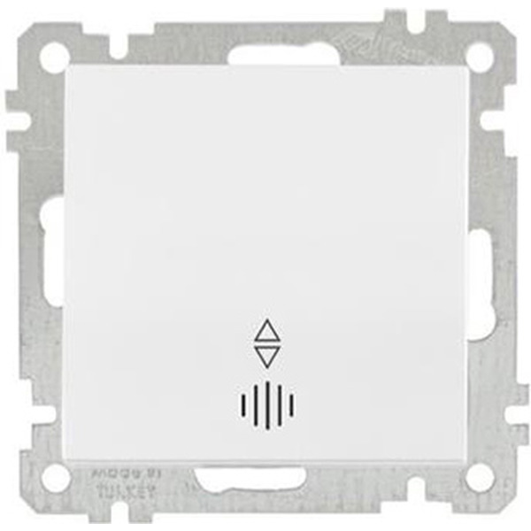 Переключатель на два направления с подсветкой Mutlusan 2100-416-0101 белый (21 серия)