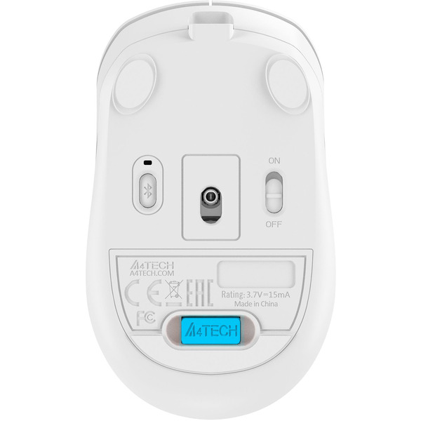 Мышь A4Tech Fstyler FG10CS Air (белый/серый)