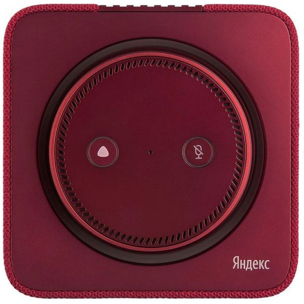 Умная колонка Яндекс Станция Макс (YNDX-0008) бордовый + пульт YNDX-00401